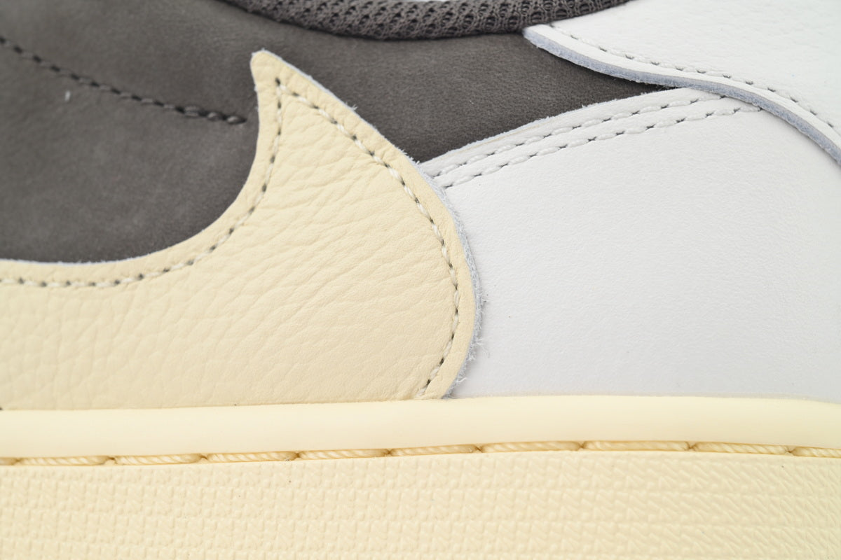 Travis Scott x Air Jordan 1 Low White Brown Barb