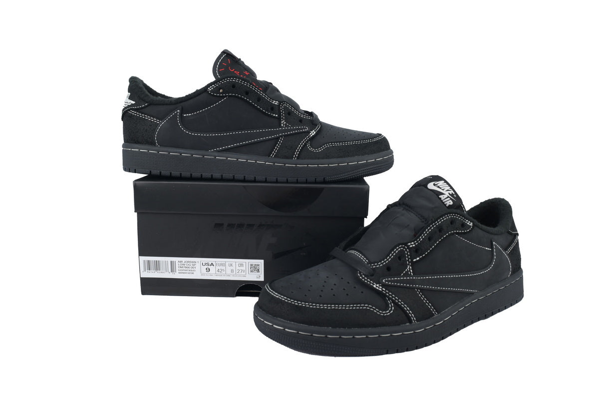 Travis Scott x Air Jordan 1 Low OG SP Black Phantom