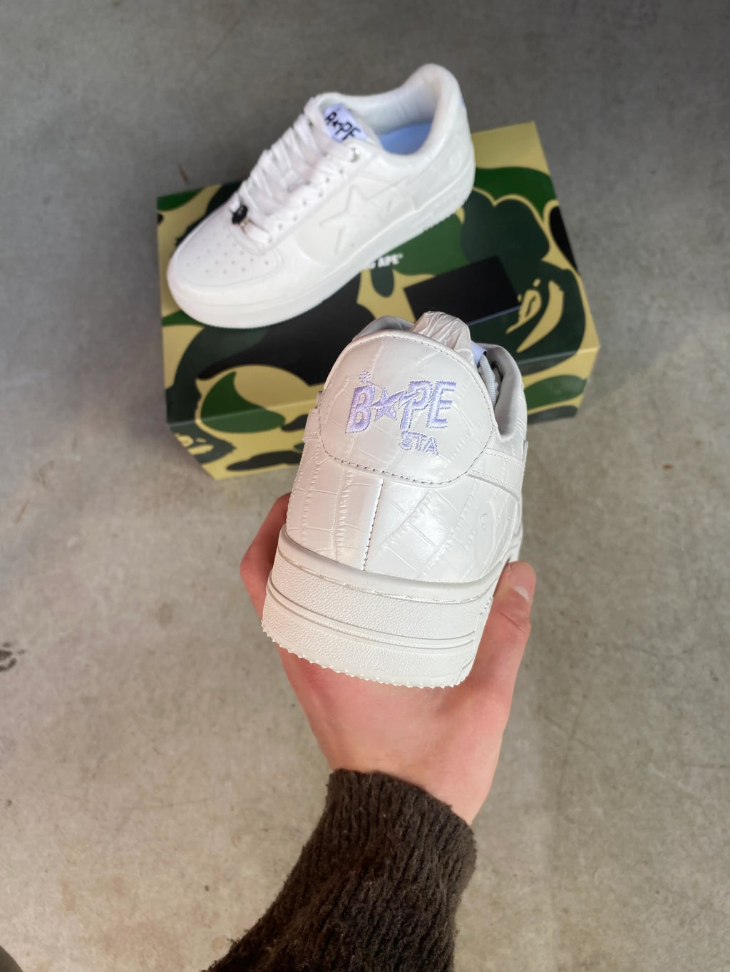 A Bathing Ape Bape Sta “white”