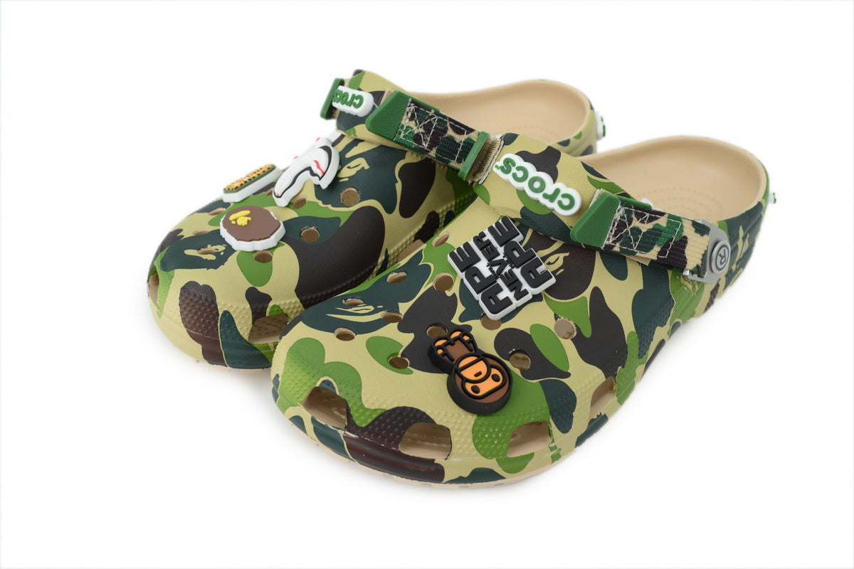 BAPE x Crocs Classic Clog BAPE x Crocs Classic Clog 'ABC Camo - green'