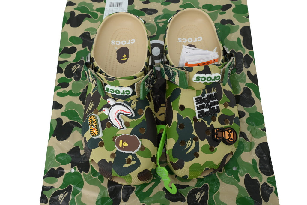 BAPE x Crocs Classic Clog BAPE x Crocs Classic Clog 'ABC Camo - green'