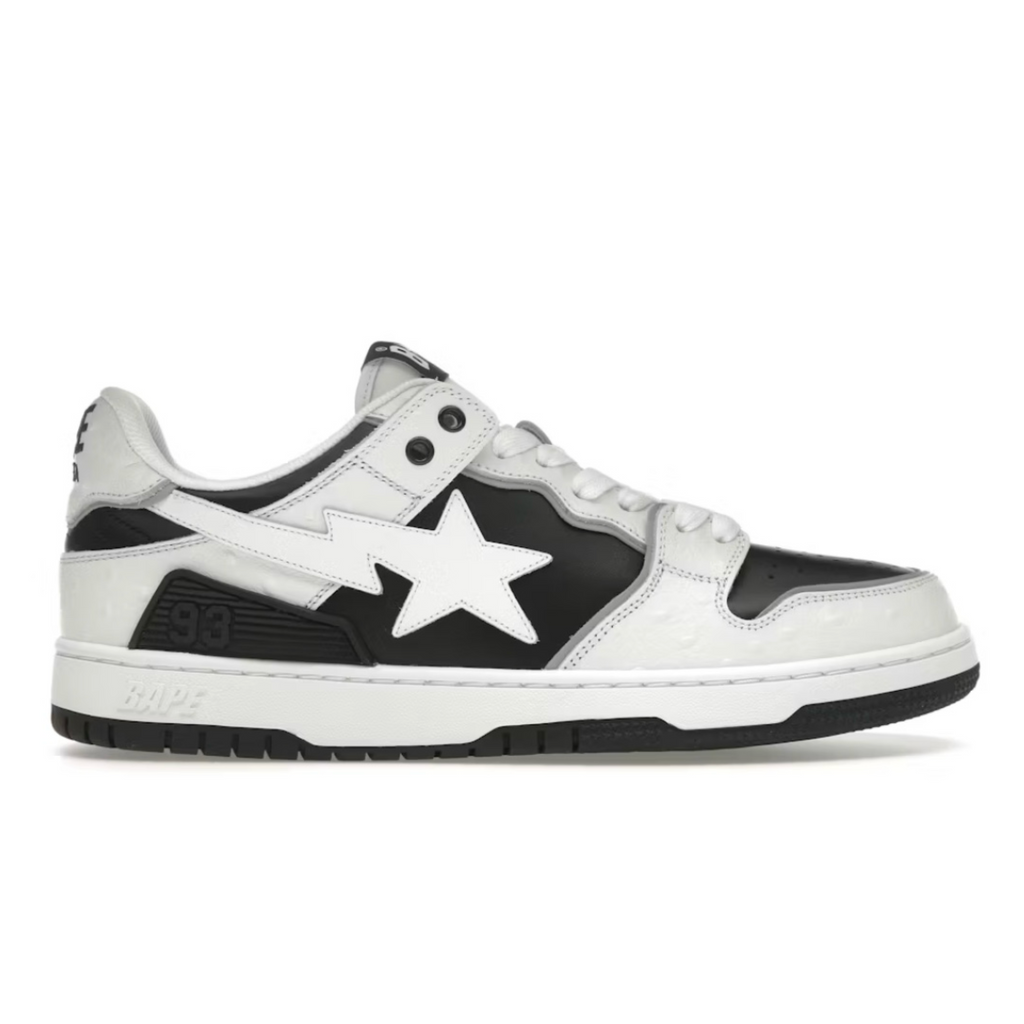A Bathing Ape Sk8 Sta “black white”