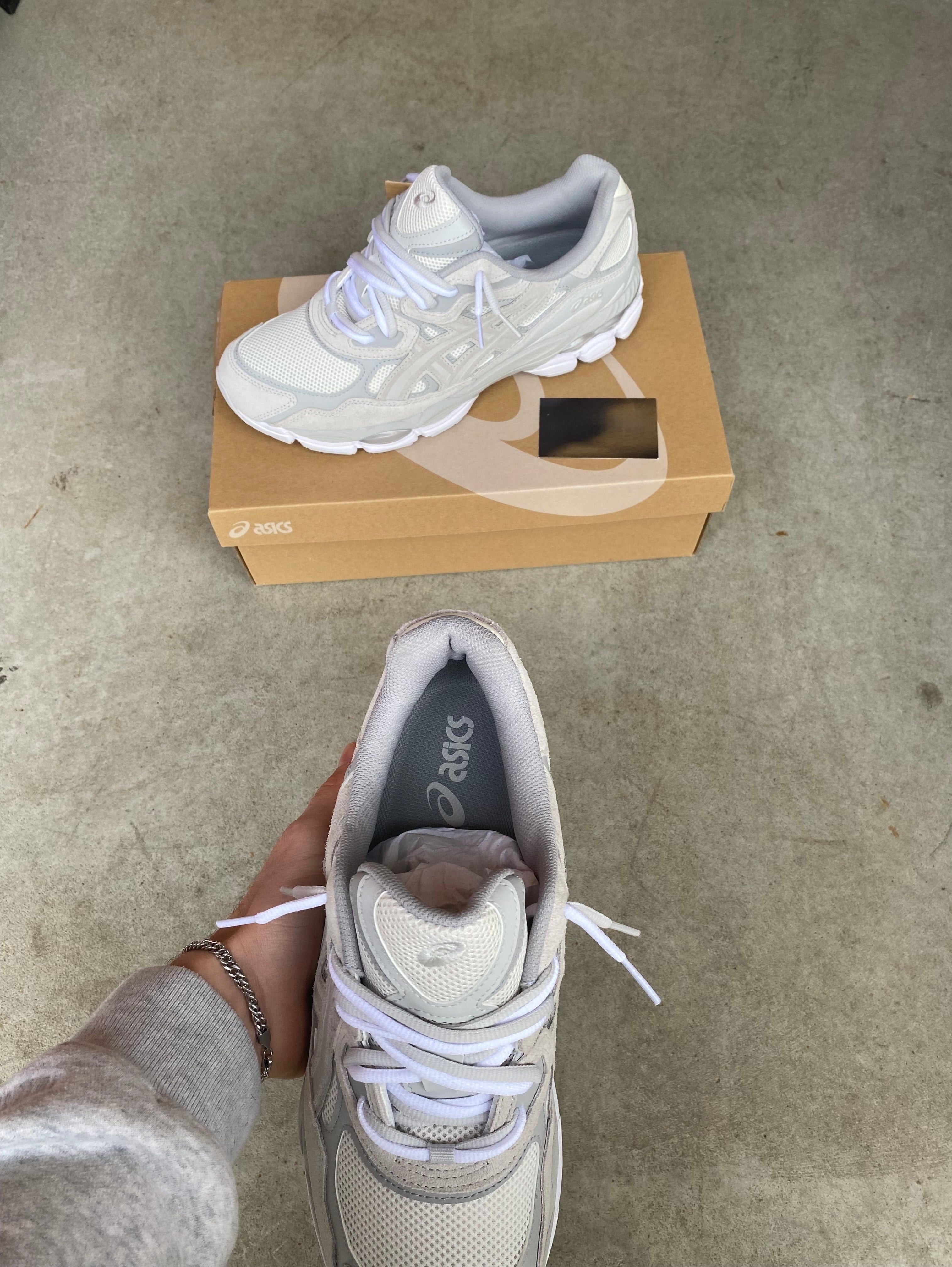 ASICS “Cream Cloud Grey”