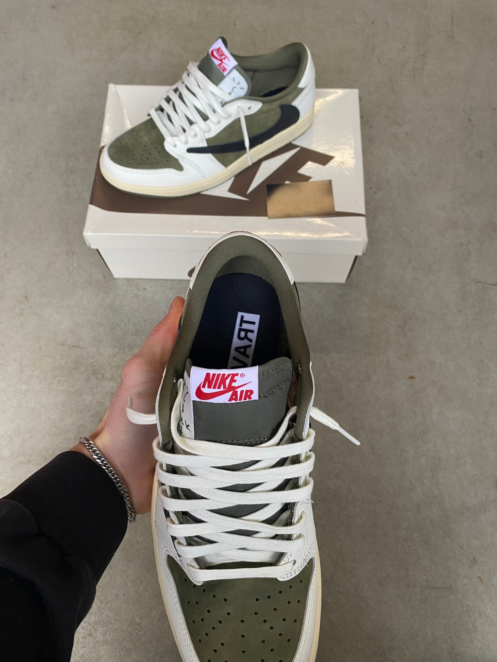 Travis Scott x Air Jordan 1 Low OG SP 'Medium Olive'