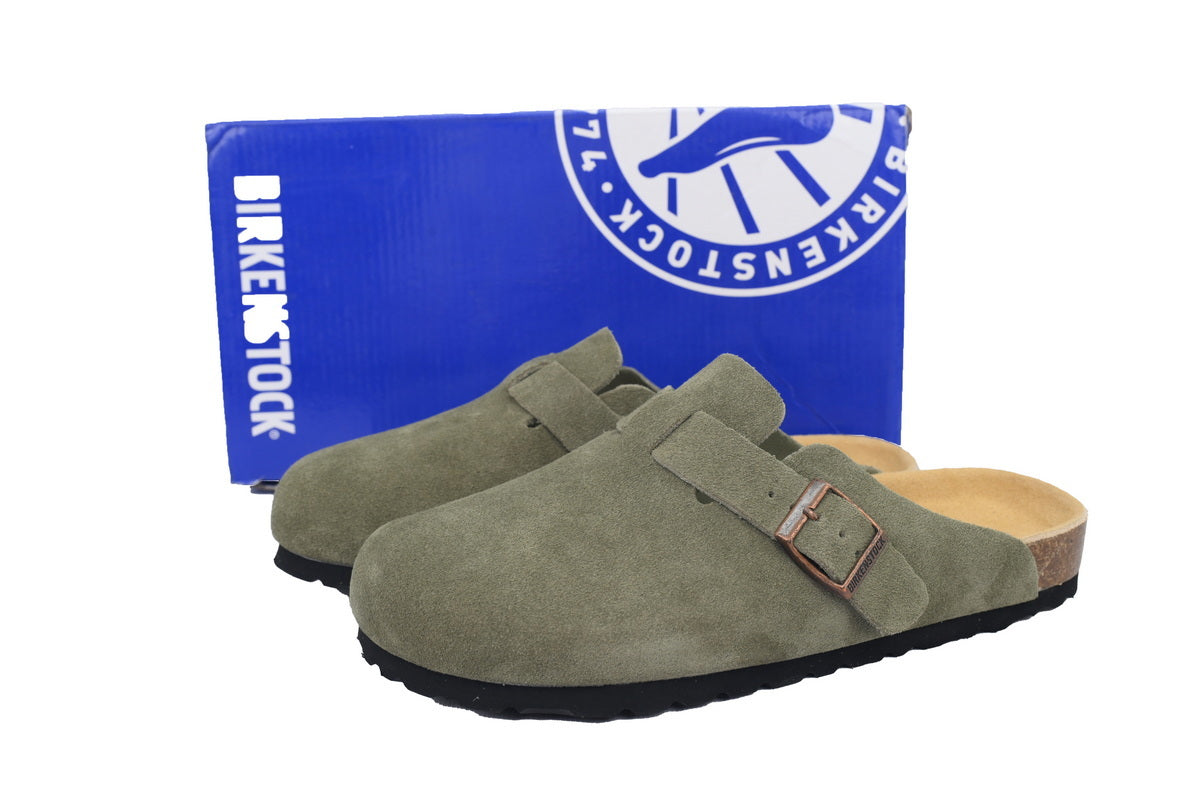 Birkenstock Boston Clog – Dark Green