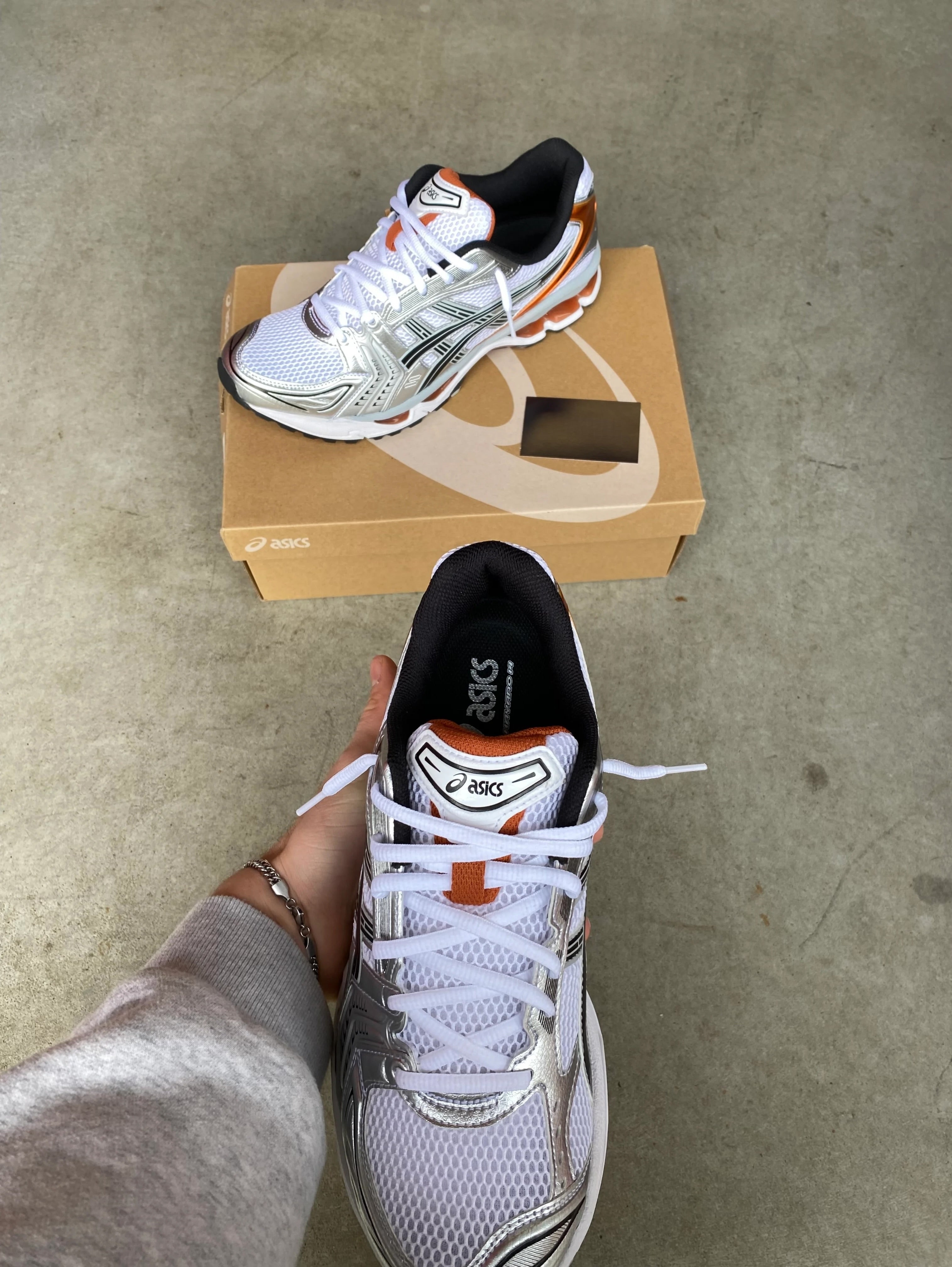 ASICS gel kayano “Piquant Orange”