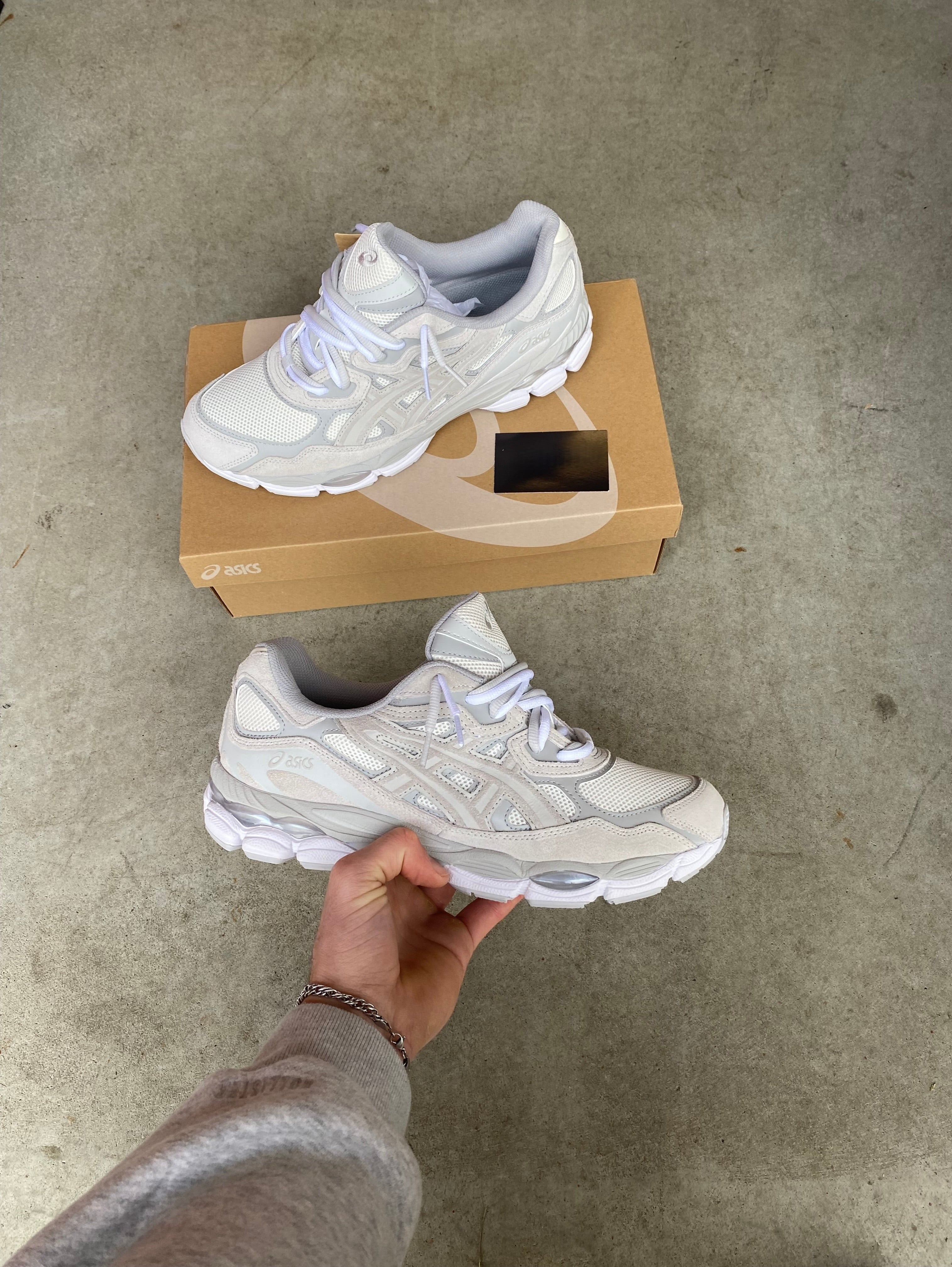 ASICS “Cream Cloud Grey”