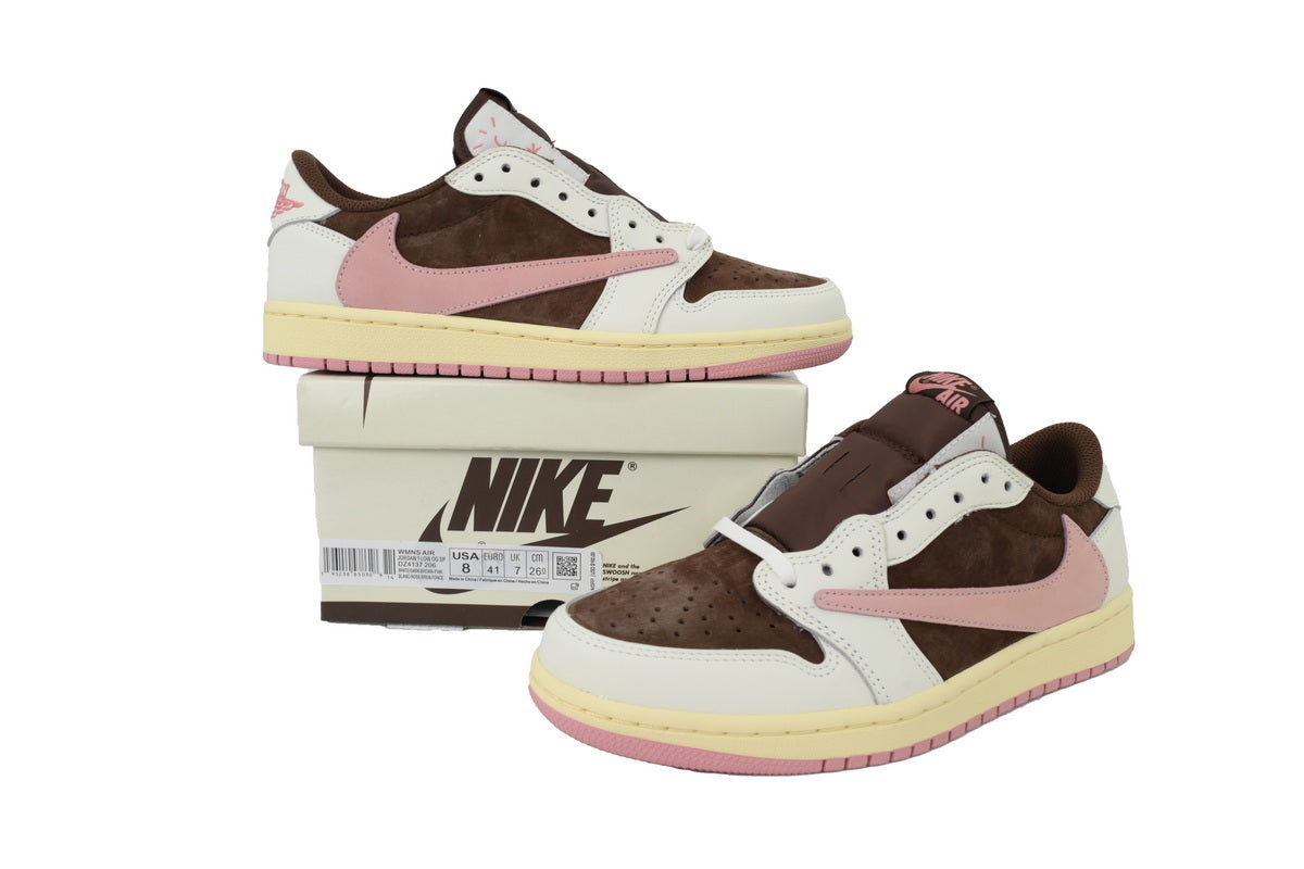 Travis Scott x Air Jordan 1 Low OG SP Dark Pony Pink