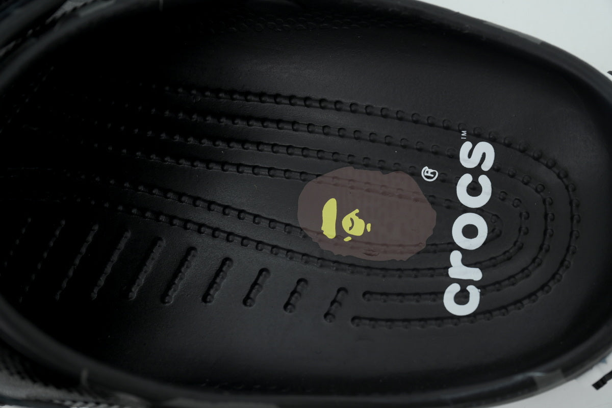 BAPE x Crocs Classic Clog BAPE x Crocs Classic Clog 'ABC Camo - Black