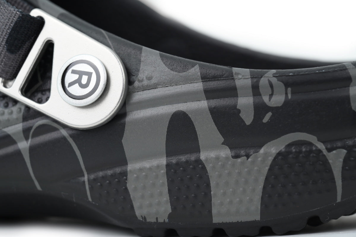 BAPE x Crocs Classic Clog BAPE x Crocs Classic Clog 'ABC Camo - Black