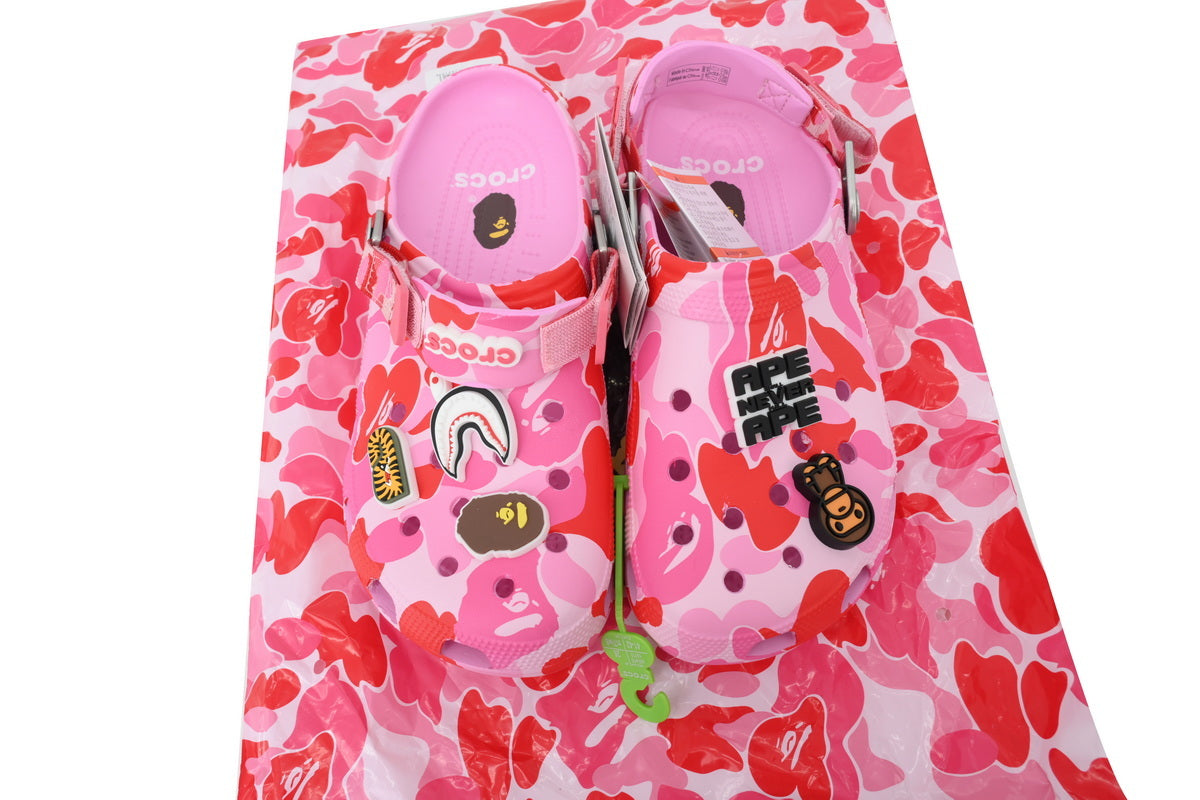 BAPE x Crocs Classic Clog BAPE x Crocs Classic Clog 'ABC Camo - pink'