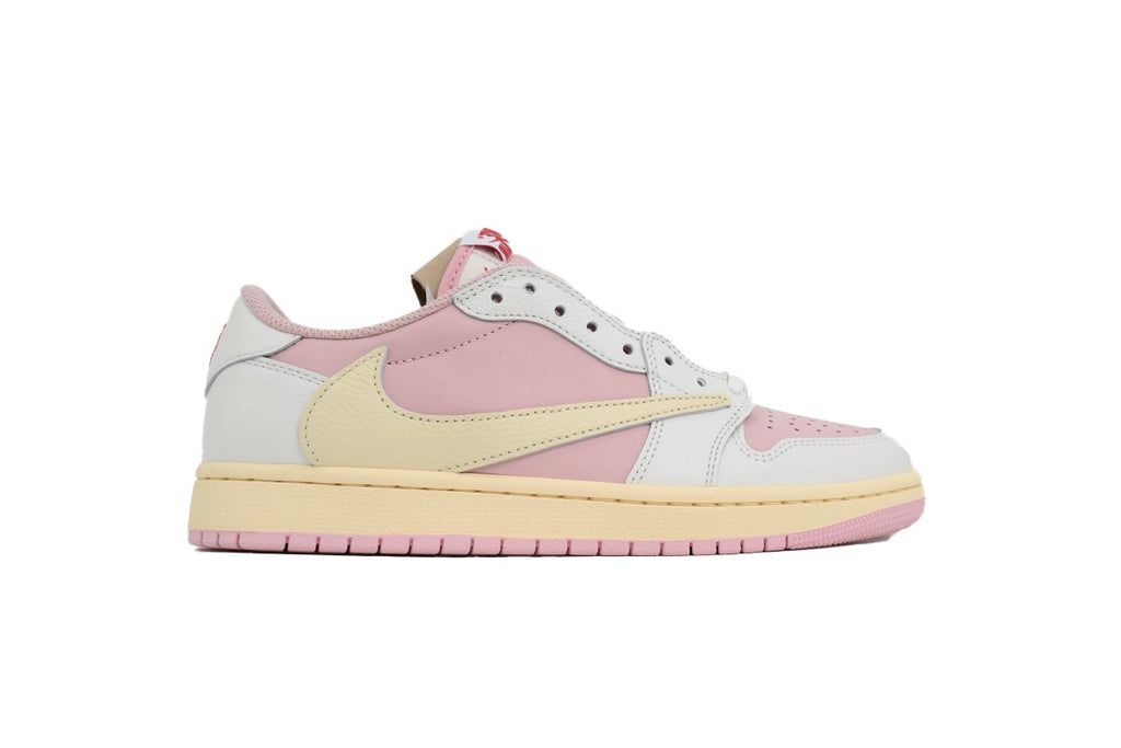 Travis Scott x Air Jordan 1 Low OG White Pink