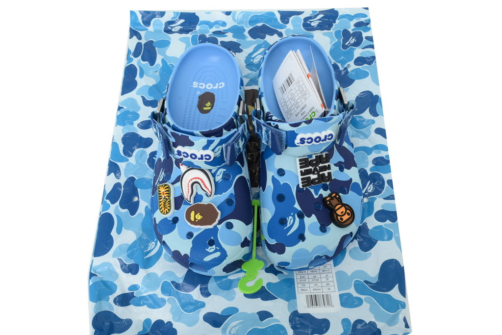 BAPE x Crocs Classic Clog BAPE x Crocs Classic Clog 'ABC Camo - blue'