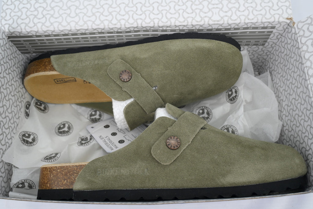 Birkenstock Boston Clog – Dark Green