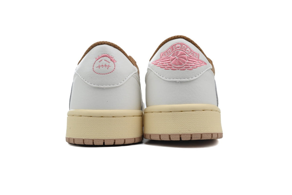 Travis Scott x Air Jordan 1 Low OG Sail Shy Pink