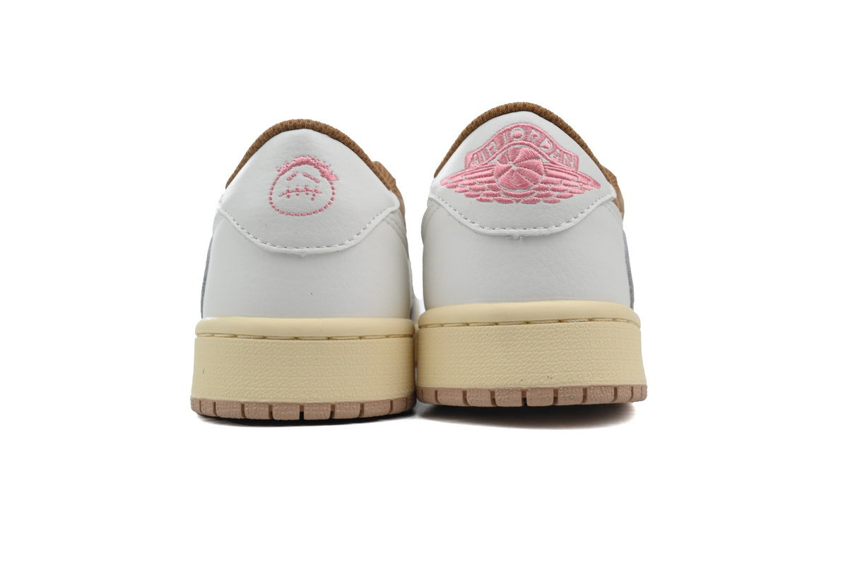 Travis Scott x Air Jordan 1 Low OG Sail Shy Pink