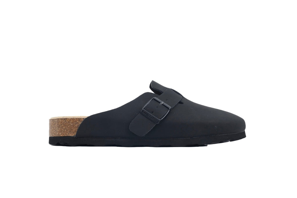 Birkenstock Boston Soft Footbed Black Oil Surface