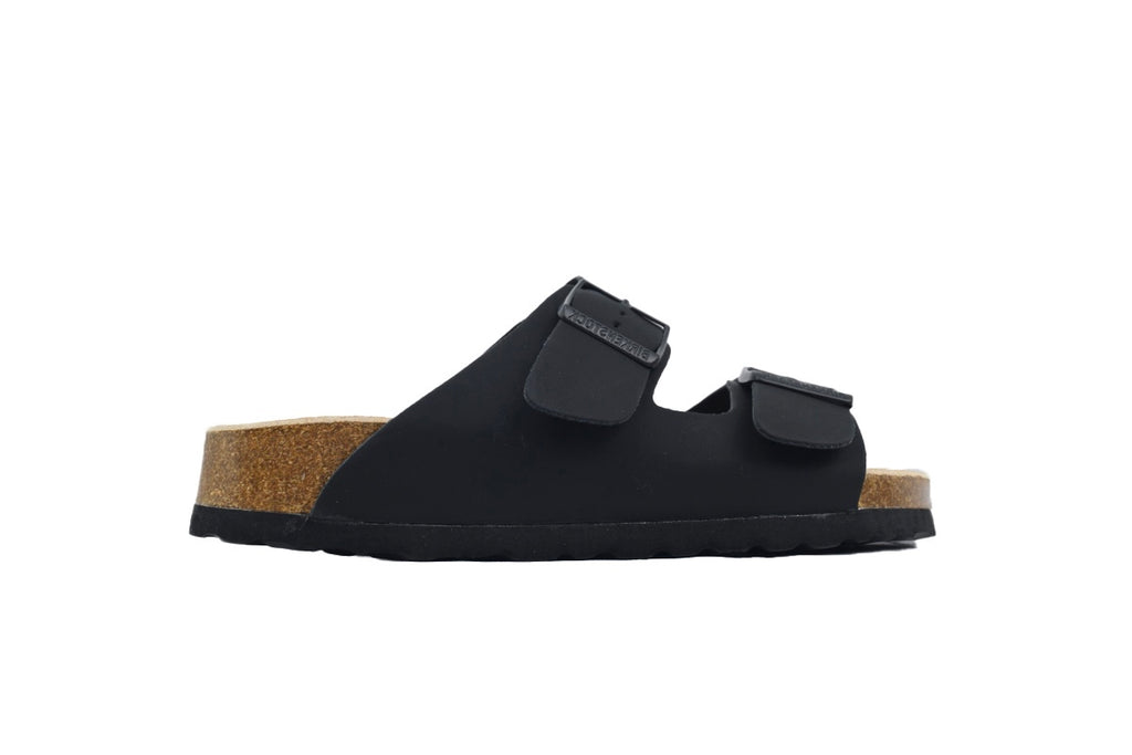 Birkenstock Boston Soft Footbed Black Leather Surface
