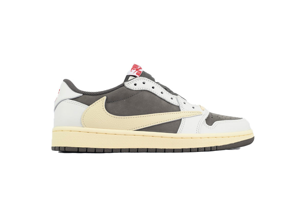 Travis Scott x Air Jordan 1 Low White Brown Barb