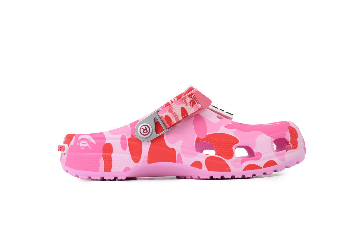 BAPE x Crocs Classic Clog BAPE x Crocs Classic Clog 'ABC Camo - pink'