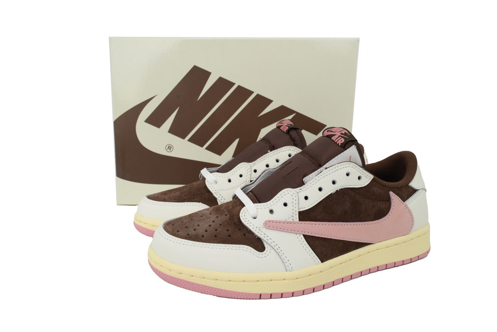 Travis Scott x Air Jordan 1 Low OG SP Dark Pony Pink