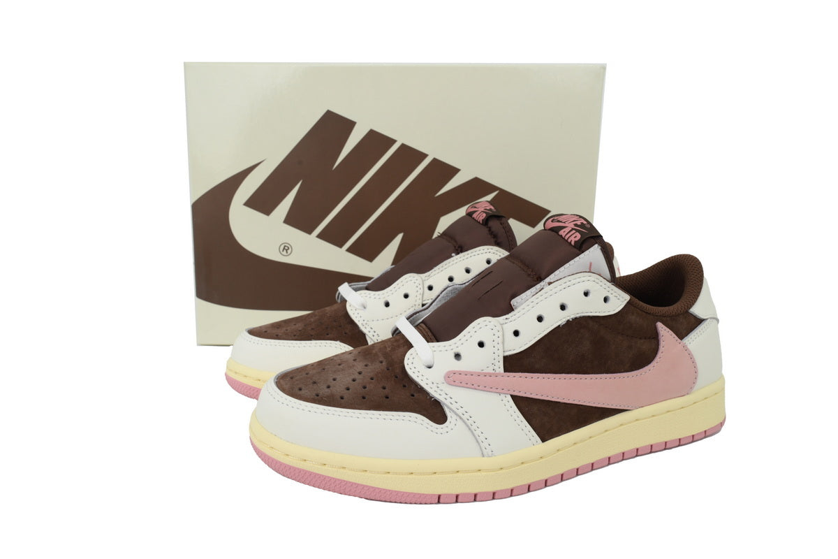 Travis Scott x Air Jordan 1 Low OG SP Dark Pony Pink