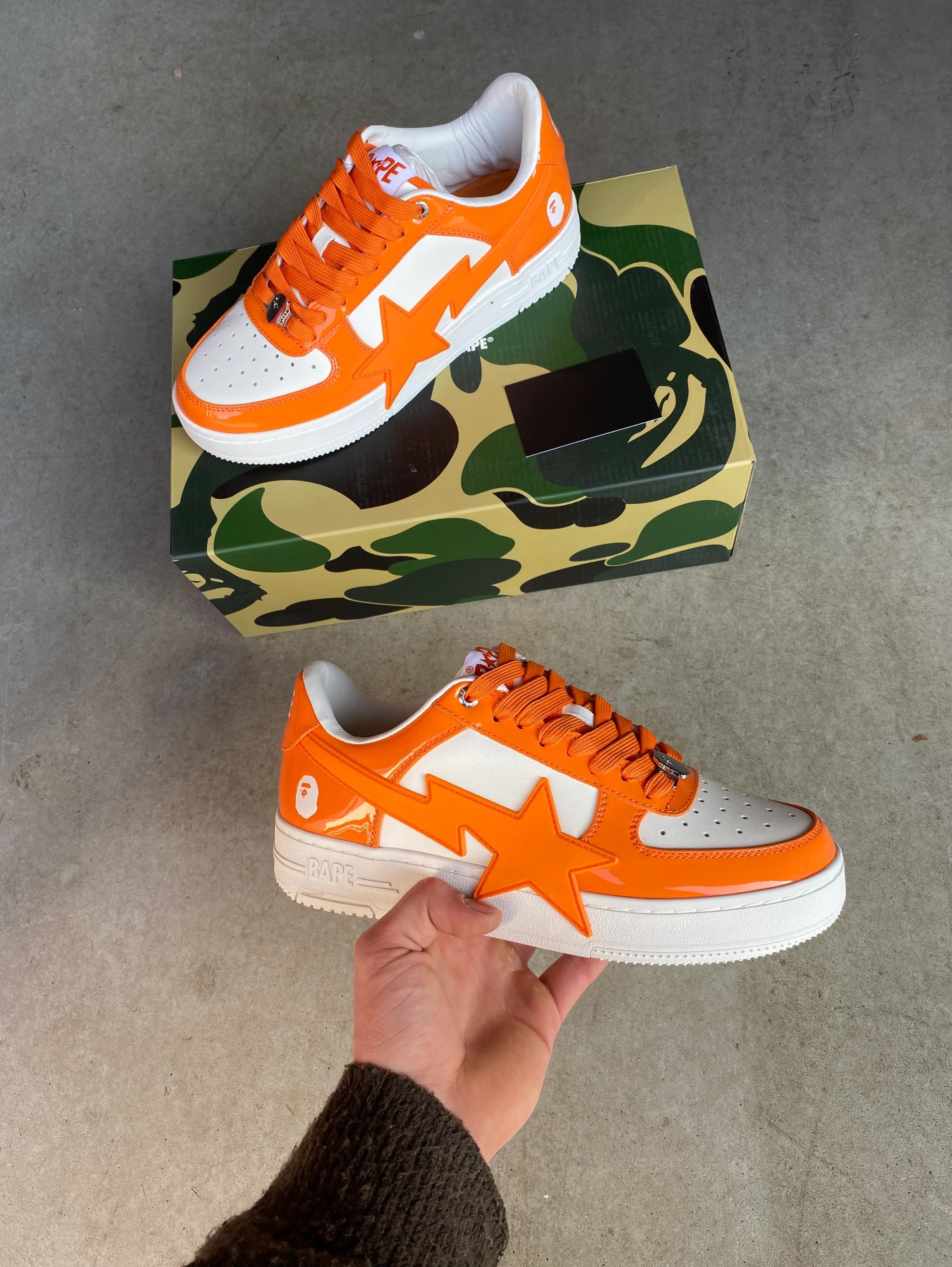 A Bathing Ape Bape Sta “orange”