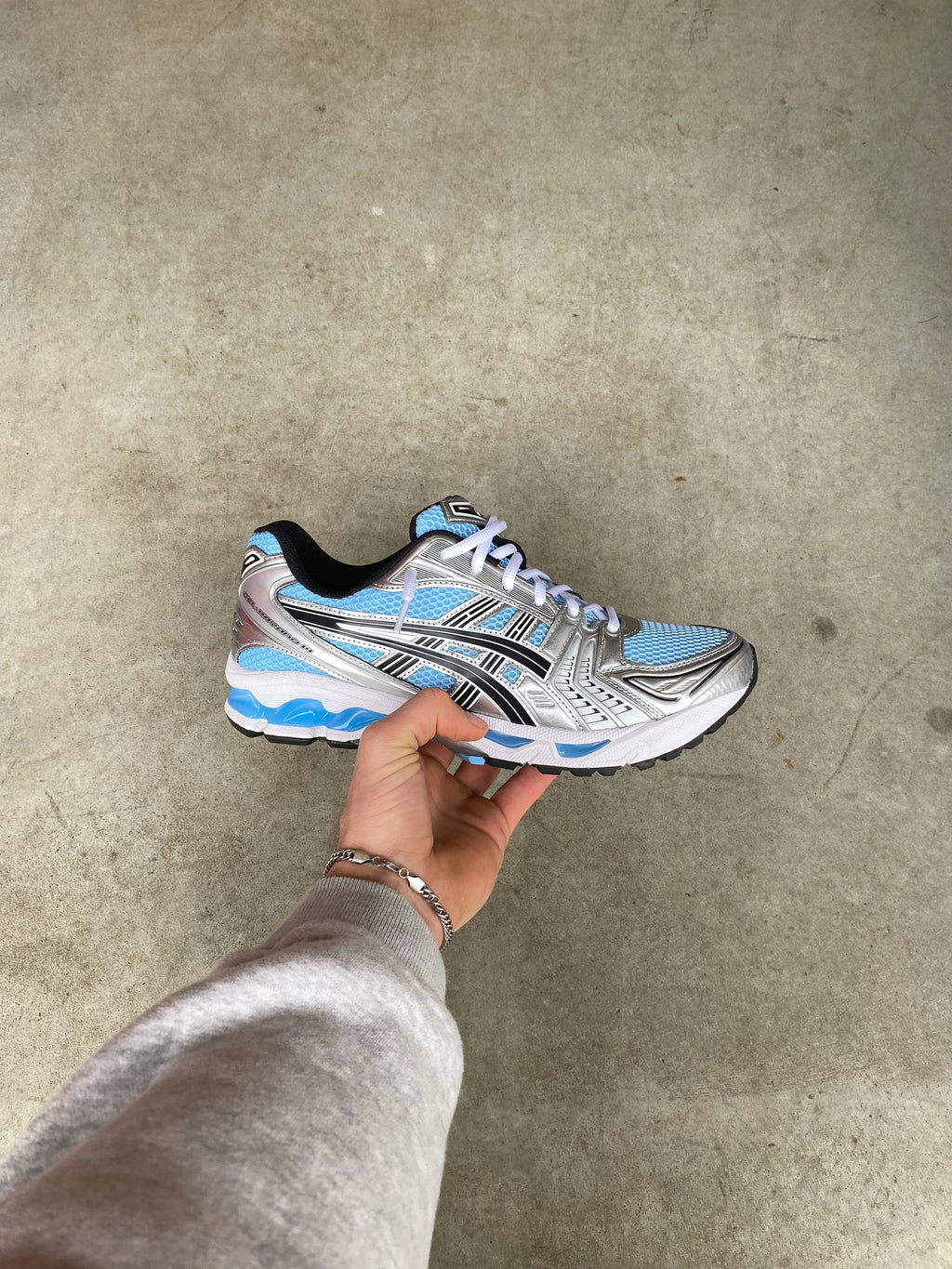 ASICS gel kayano “Artic Sky Pure Silver”