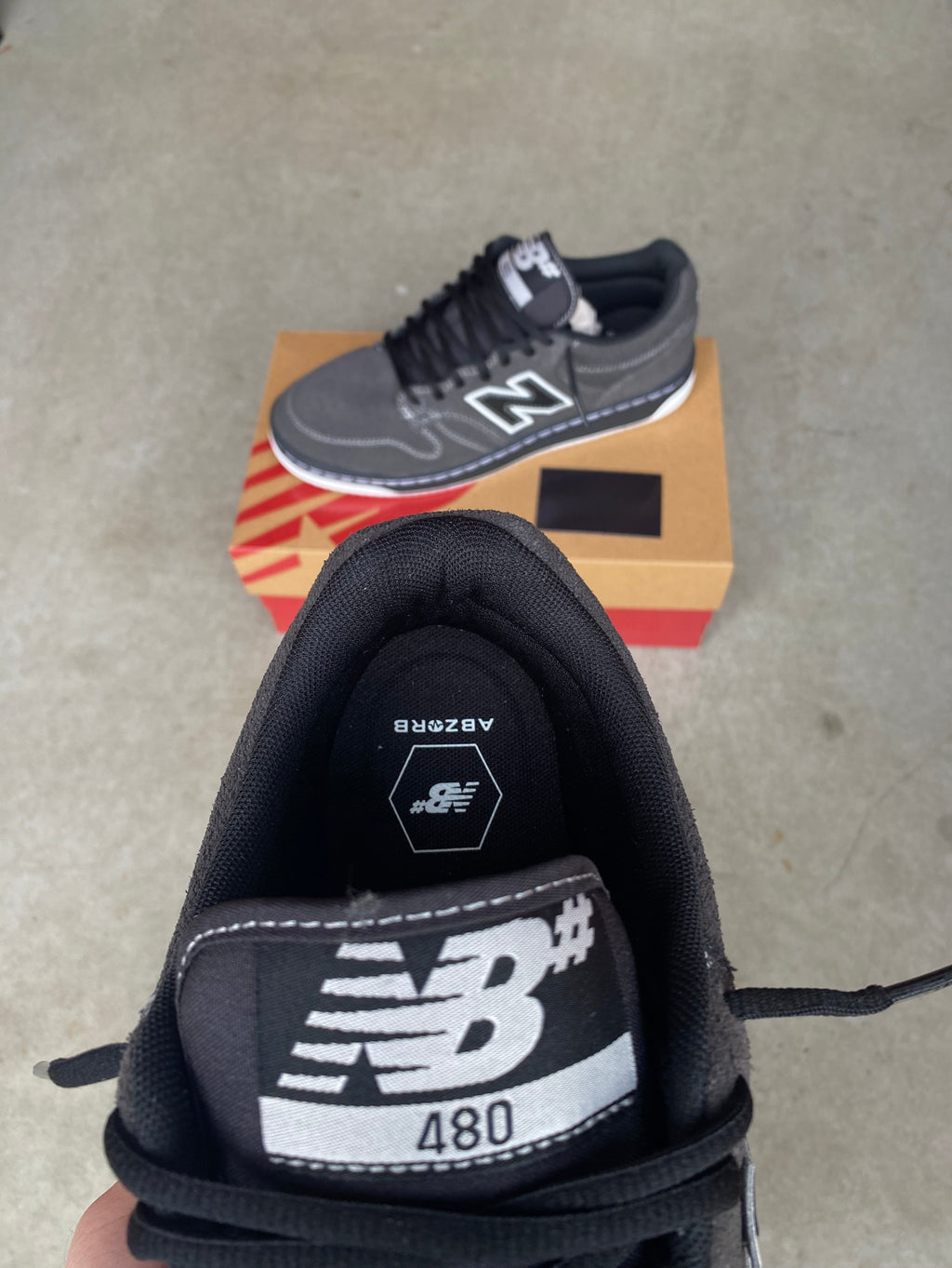 New balance “Black Cement”